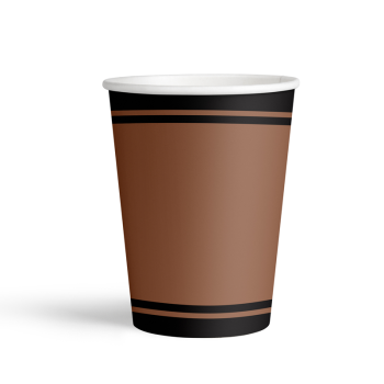 Karton Bardak 8oz 8li -Retro Tarçın- Karton Bardak 8oz 8li -Retro Tarçın-