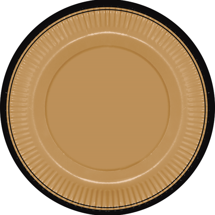 Karton Tabak Retro 23cm 8li -Mum Işığı- Karton Tabak Retro 23cm 8li -Mum Işığı-