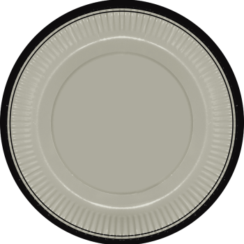 Karton Tabak Retro 23cm 8li -Vanilya Çiçeği- Karton Tabak Retro 23cm 8li -Vanilya Çiçeği-