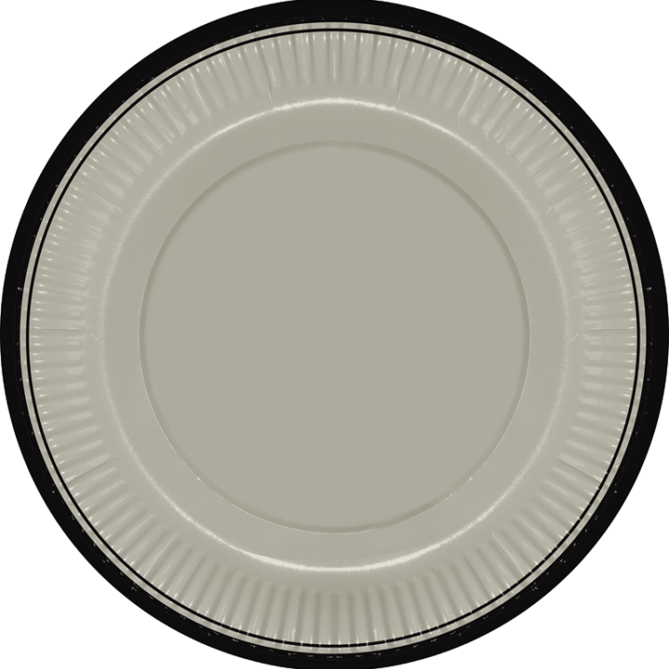 Karton Tabak Retro 23cm 8li -Vanilya Çiçeği- Karton Tabak Retro 23cm 8li -Vanilya Çiçeği-