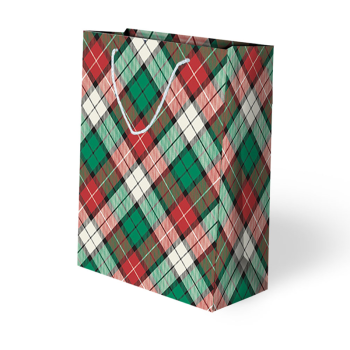 25x30x9 Desenli Karton Çanta 10lu -Ekose 5- 25x30x9 Desenli Karton Çanta 10lu -Ekose 5-