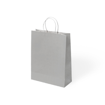 15x8x20 Büküm Saplı Poşet -Gümüş- 15x8x20 Büküm Saplı Poşet -Gümüş-