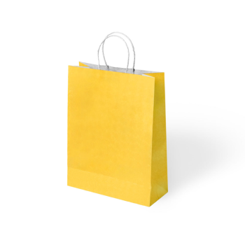 18x8x24 Büküm Saplı Poşet -Sarı- 18x8x24 Büküm Saplı Poşet -Sarı-