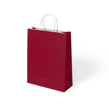 18x8x24 Büküm Saplı Poşet -Bordo- 18x8x24 Büküm Saplı Poşet -Bordo-