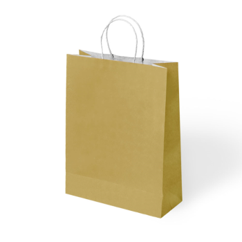 25x12x31 Büküm Saplı Poşet -Altın- 25x12x31 Büküm Saplı Poşet -Altın-