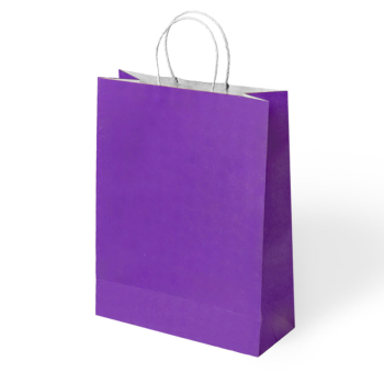 31x12x41 Büküm Saplı Poşet -Mor- 31x12x41 Büküm Saplı Poşet -Mor-