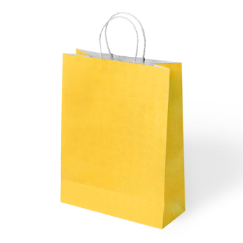 31x12x41 Büküm Saplı Poşet -Sarı- 31x12x41 Büküm Saplı Poşet -Sarı-