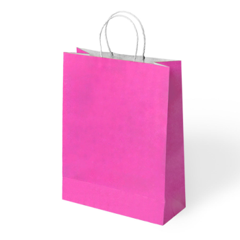 31x12x41 Büküm Saplı Poşet -Fuşya- 31x12x41 Büküm Saplı Poşet -Fuşya-