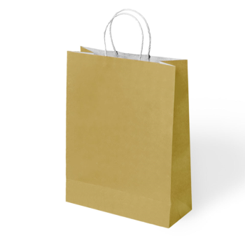 31x12x41 Büküm Saplı Poşet -Altın- 31x12x41 Büküm Saplı Poşet -Altın-