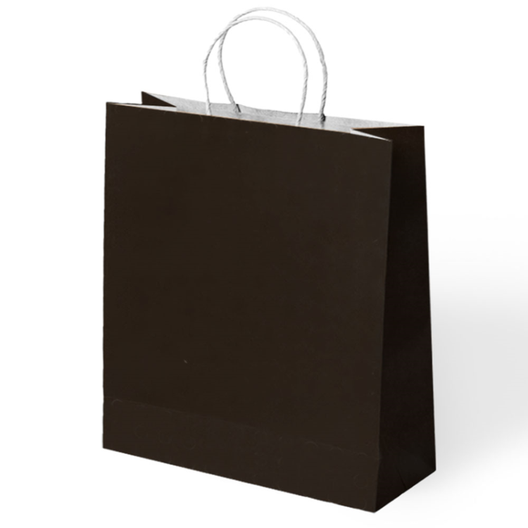 45x12x50 Büküm Saplı Poşet- Siyah- 45x12x50 Büküm Saplı Poşet- Siyah-