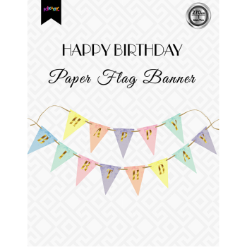 BNR60 Happy Birthday Üçgen Flama BNR60 Happy Birthday Üçgen Flama