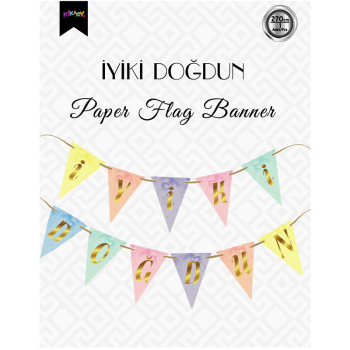 BNR70 İyi ki Doğdun Üçgen Flama BNR70 İyi ki Doğdun Üçgen Flama