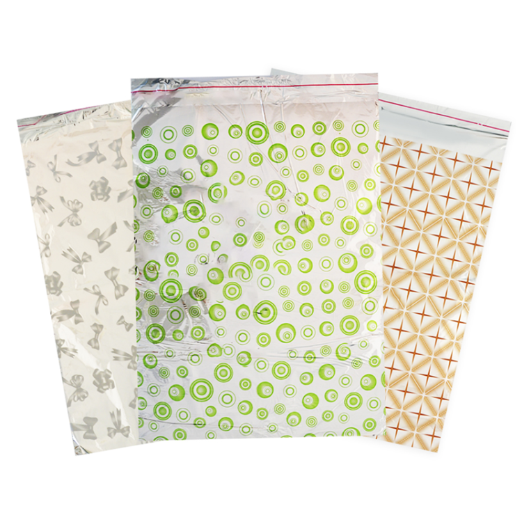 Metalize Poşet 100lü 50x70 Desenli Metalize Poşet 100lü 50x70 Desenli