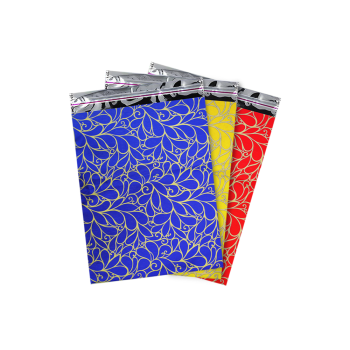 Metalize Poşet Lüks 50li 15x25 Desenli Metalize Poşet Lüks 50li 15x25 Desenli