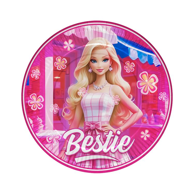 Karton Tabak 23cm 8li -Bestie-