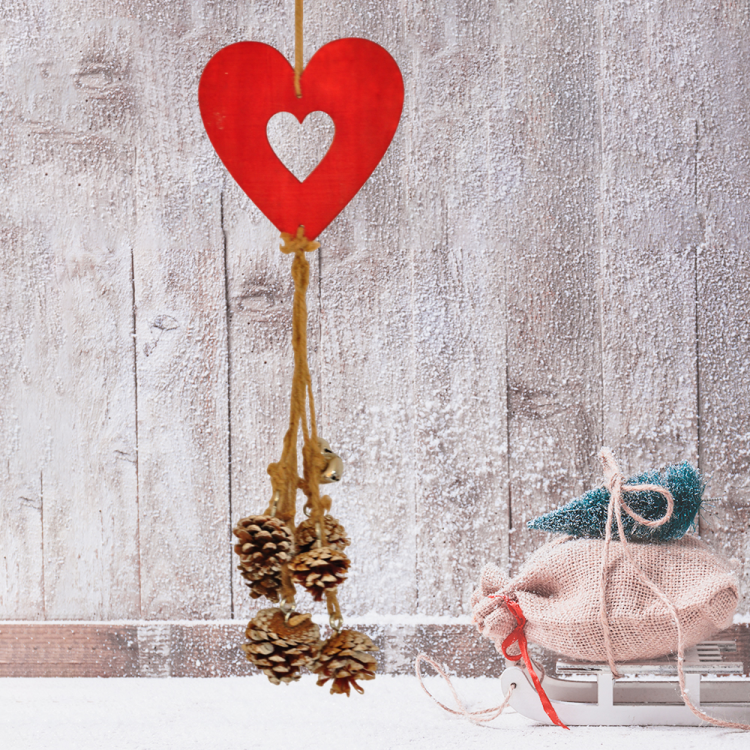 Yılbaşı Naturel Sarkıt Süs Yılbaşı Naturel Sarkıt Süs