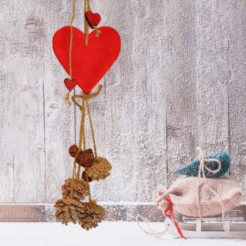 Yılbaşı Naturel Sarkıt Süs Yılbaşı Naturel Sarkıt Süs