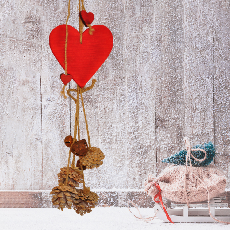 Yılbaşı Naturel Sarkıt Süs Yılbaşı Naturel Sarkıt Süs