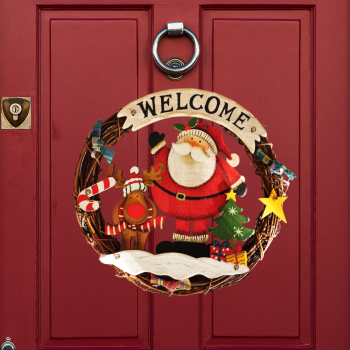 Dekoratif Yılbaşı Kapı Süsü -Noel Baba- Dekoratif Yılbaşı Kapı Süsü -Noel Baba-