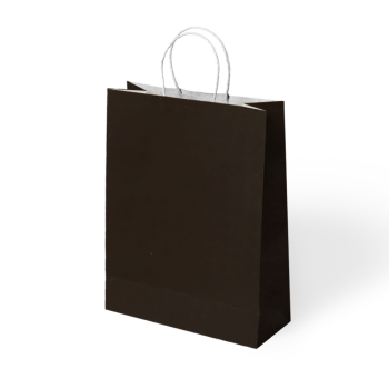 15x8x20 Büküm Saplı Poşet -Siyah- 15x8x20 Büküm Saplı Poşet -Siyah-