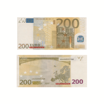 Oyuncak  Kağıt Para 50li 200 Euro Oyuncak  Kağıt Para 50li 200 Euro