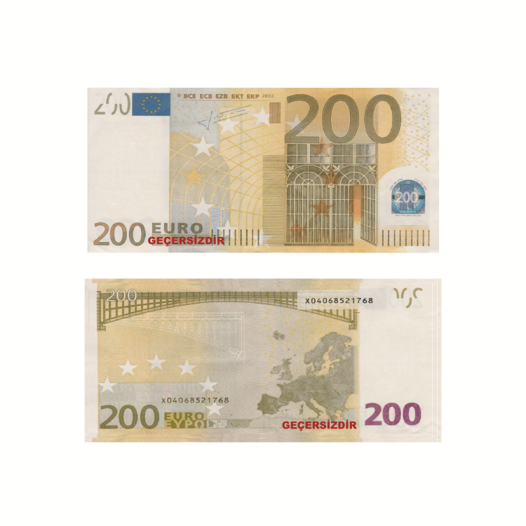 Oyuncak  Kağıt Para 50li 200 Euro Oyuncak  Kağıt Para 50li 200 Euro