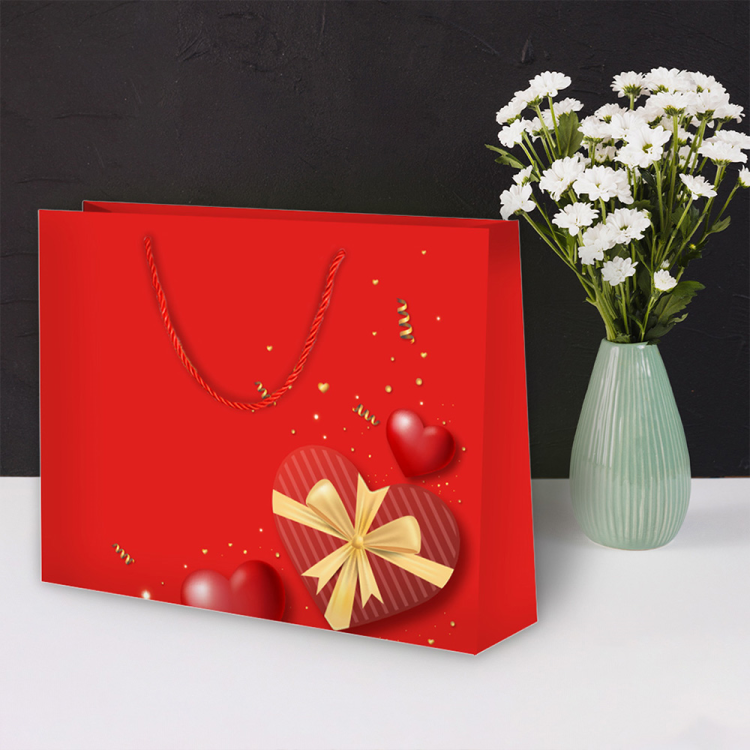 42x38x12 Valentine Karton Çanta 10lu -Kalp- 42x38x12 Valentine Karton Çanta 10lu -Kalp-