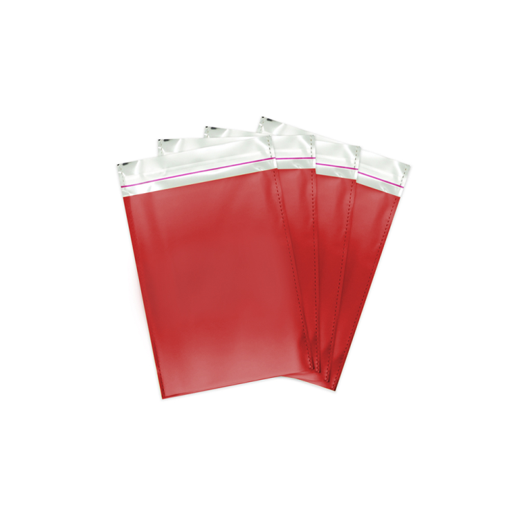 Metalize Poşet 100lü 11x12 -Kırmızı- Metalize Poşet 100lü 11x12 -Kırmızı-
