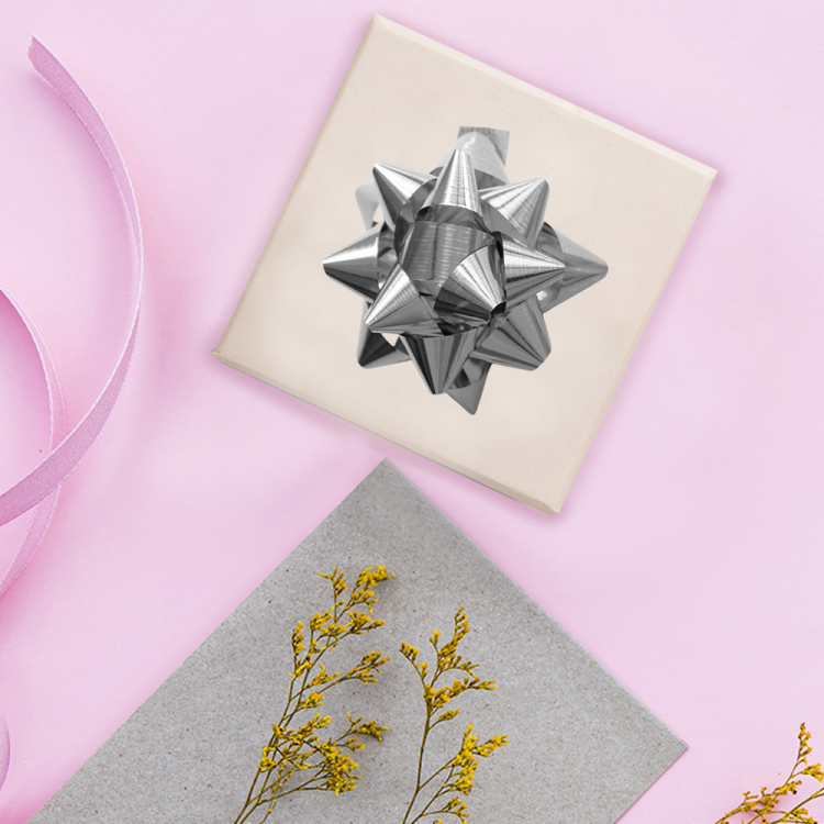 No:5 Fiyonk 24lü Metalik -Gümüş-