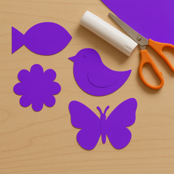 Kika Premium Fon Kartonu 150gr 50x70 -Mor-