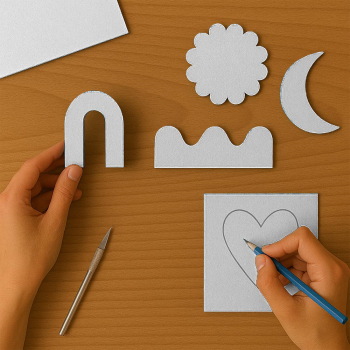 Kika Renkli Mukavva 50x70 18li-Beyaz-