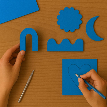 Kika Renkli Mukavva 50x70 18li-Mavi-