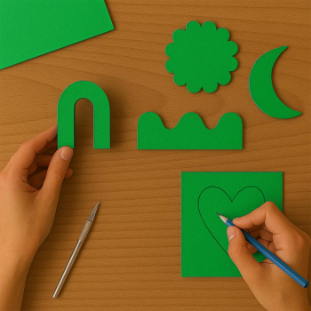 Kika Renkli Mukavva 50x70 18li-Yeşil-