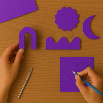 Kika Renkli Mukavva 35x50 36lı-Mor-