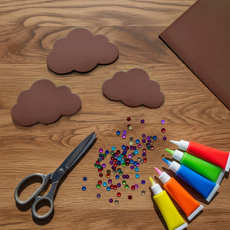 A4 Eva Tabaka 10lu -Kahve- A4 Eva Tabaka 10lu -Kahve-