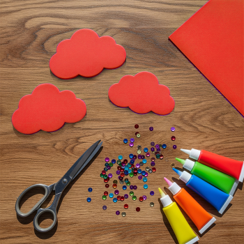 A4 Eva Tabaka 10lu -Kırmızı- A4 Eva Tabaka 10lu -Kırmızı-