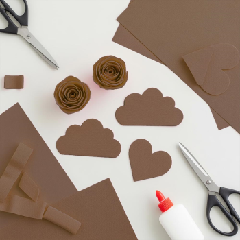 Krapon Kağıdı 10lu 50x200 -Kahve-