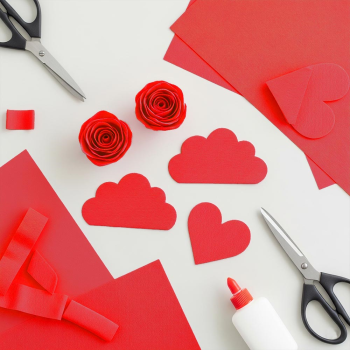 Krapon Kağıdı 10lu 50x200 -Kırmızı-