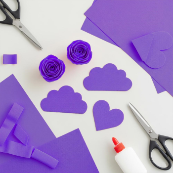 Krapon Kağıdı 10lu 50x200 -Mor-