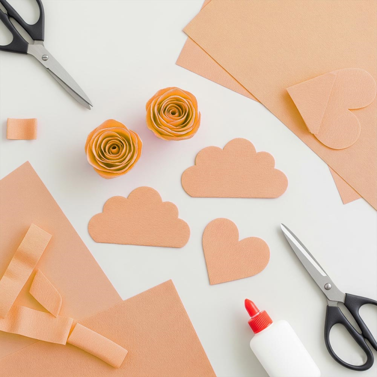 Krapon Kağıdı 10lu 50x200 -Turuncu- Krapon Kağıdı 10lu 50x200 -Turuncu-