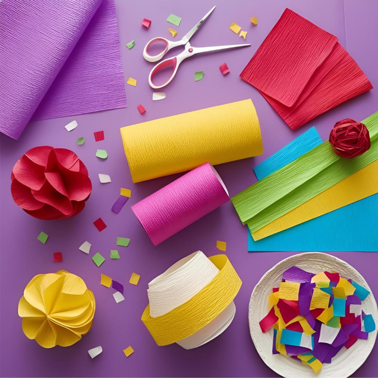 Krapon Kağıdı 10lu 50x200 -Karışık- Krapon Kağıdı 10lu 50x200 -Karışık-