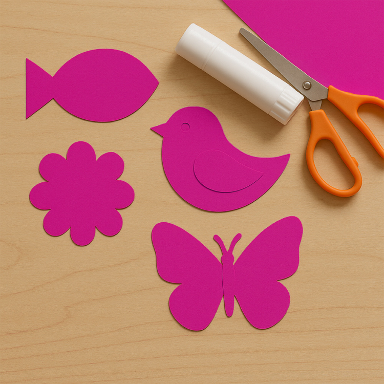 Kika Premium Fon Kartonu 150gr 35x50 -Fuşya- Kika Premium Fon Kartonu 150gr 35x50 -Fuşya-