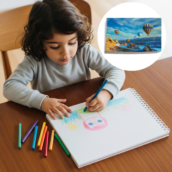 Resim Defteri 3D Kapak 6lı 35x50 Resim Defteri 3D Kapak 6lı 35x50