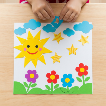 Elişi Kağıdı 10lu A4 Karışık Elişi Kağıdı 10lu A4 Karışık