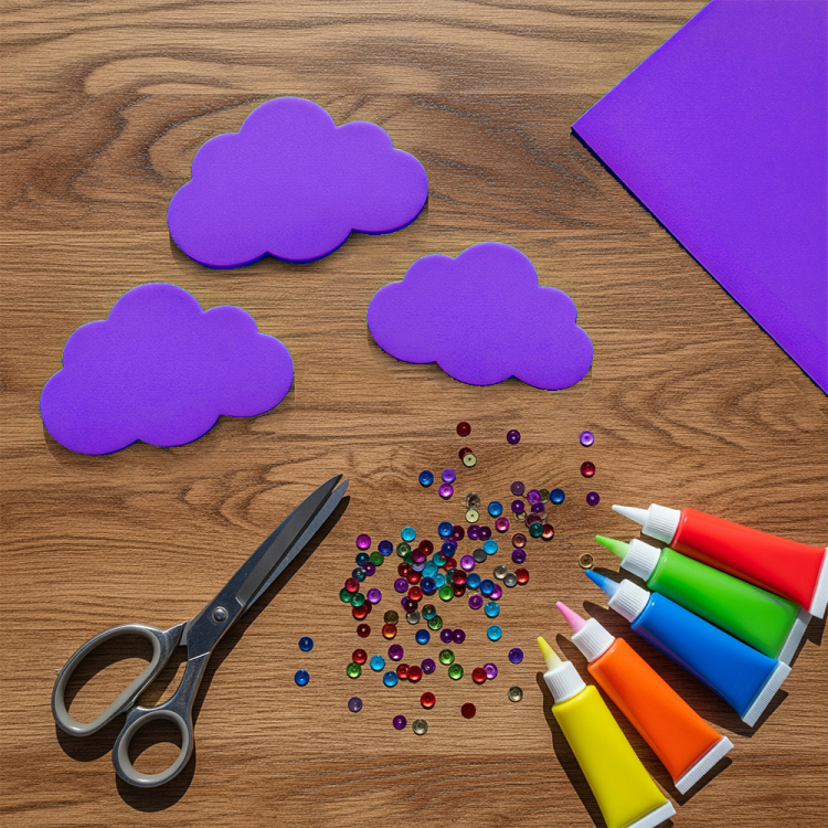 50x70 Eva Tabaka 10lu -Mor- 50x70 Eva Tabaka 10lu -Mor-