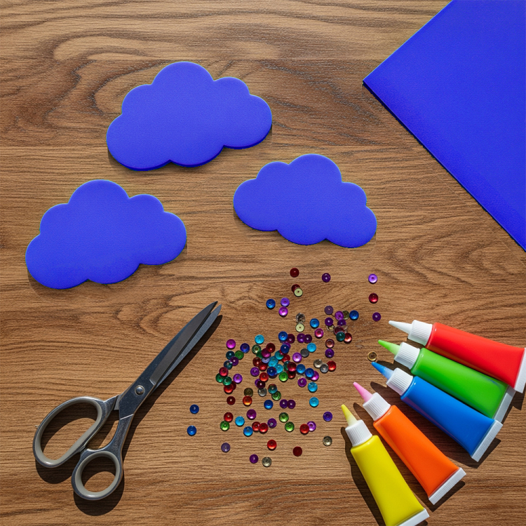 50x70 Eva Tabaka 10lu -Mavi- 50x70 Eva Tabaka 10lu -Mavi-