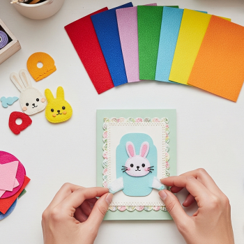 A4 Keçe Tabaka 10lu -Karışık- A4 Keçe Tabaka 10lu -Karışık-