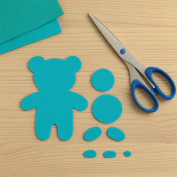 A4 Keçe Tabaka 10lu -Mavi- A4 Keçe Tabaka 10lu -Mavi-