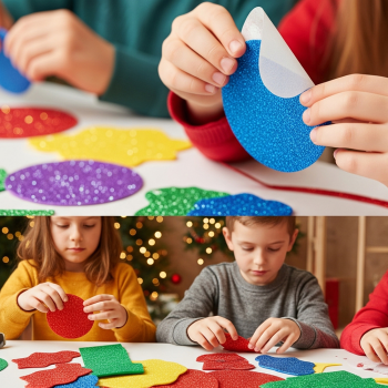 50x70 Eva Tabaka 10lu -Simli Yapışkanlı Karışık- 50x70 Eva Tabaka 10lu -Simli Yapışkanlı Karışık-