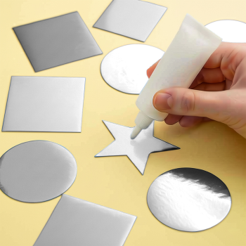 Kika Metalize Karton 50x70 50li -Gümüş-